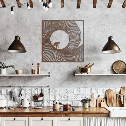 Barrel_Wave_Surfer_Metal_Wall_Art_Copper_Rustic_Kitchen_Mockup.png