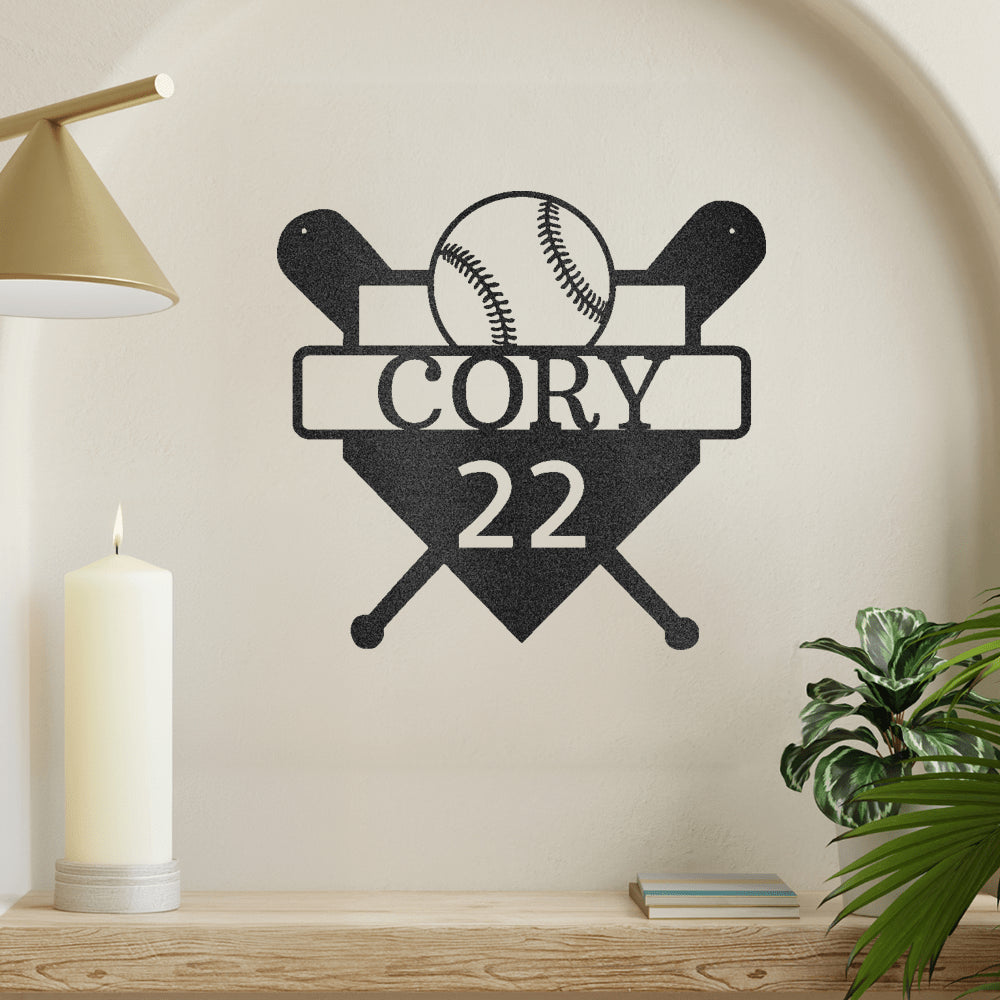 Baseball Monogram personalizable artwork
