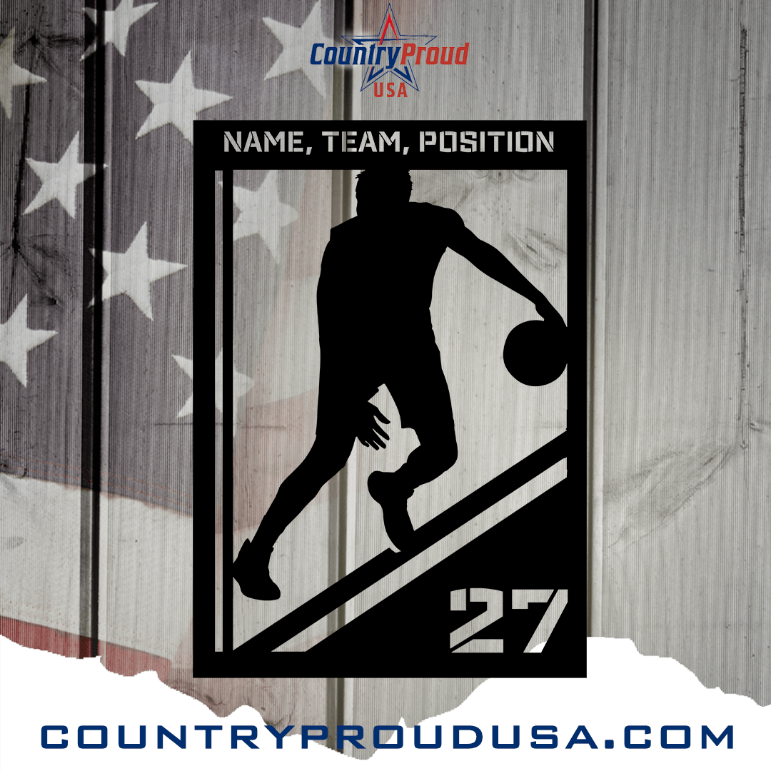 Basketball Dribble - Country Proud USA