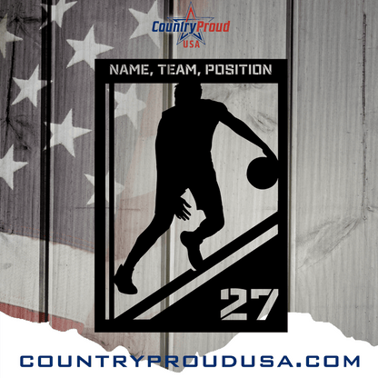 Basketball Dribble - Country Proud USA