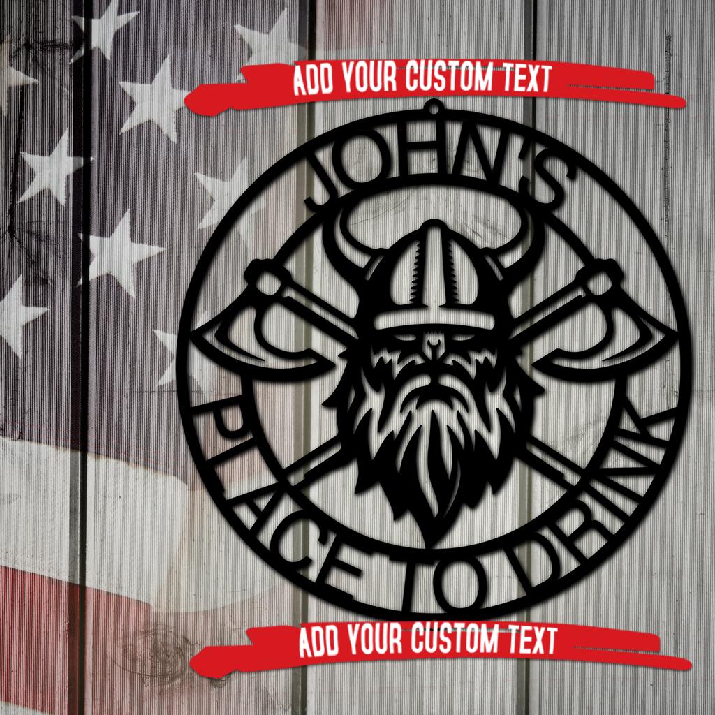 Battle Axe Ring Monogram