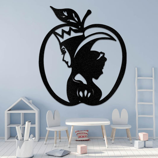 Be Careful of the Poison Apple Metal Art