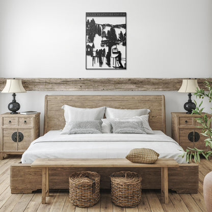 Best_Way_to_Start_the_Day_Metal_Wall_Art_Black_Farmhouse_Bedroom_Mockup.png