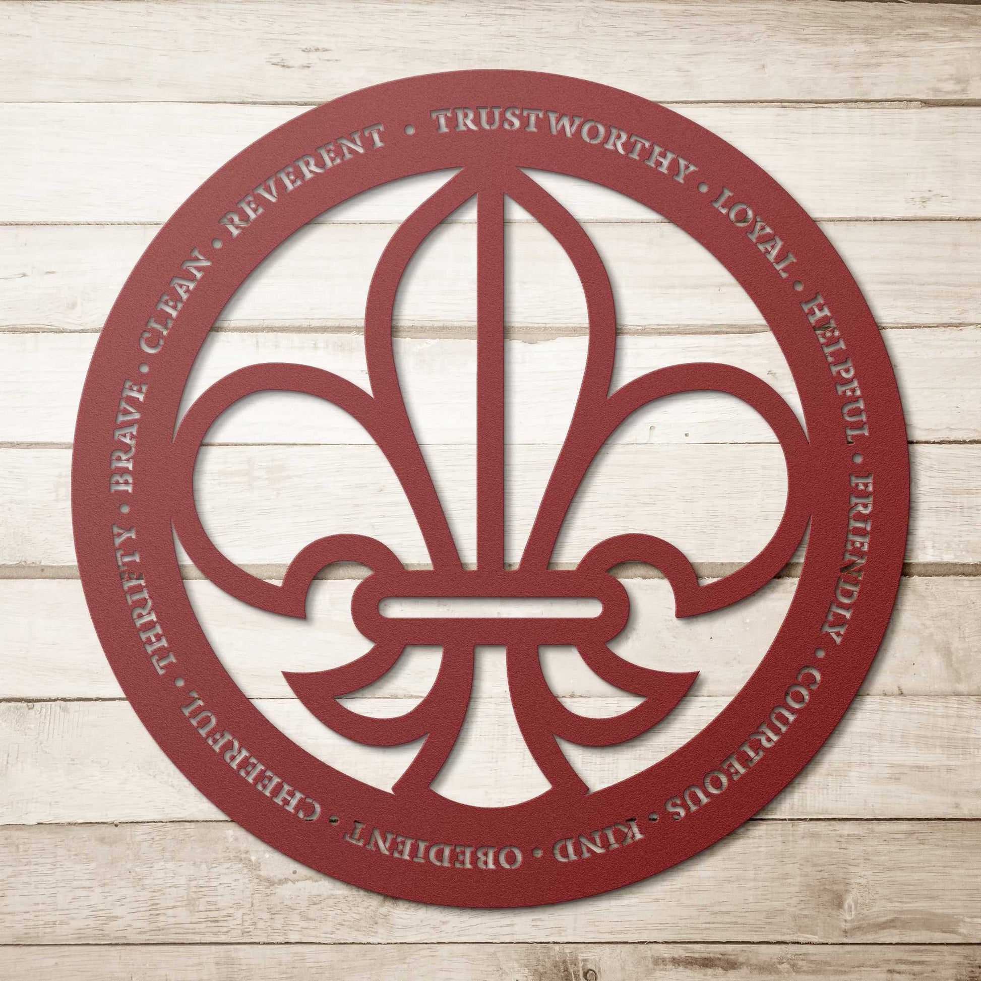 Boy Scout Law Circle - Country Proud USA