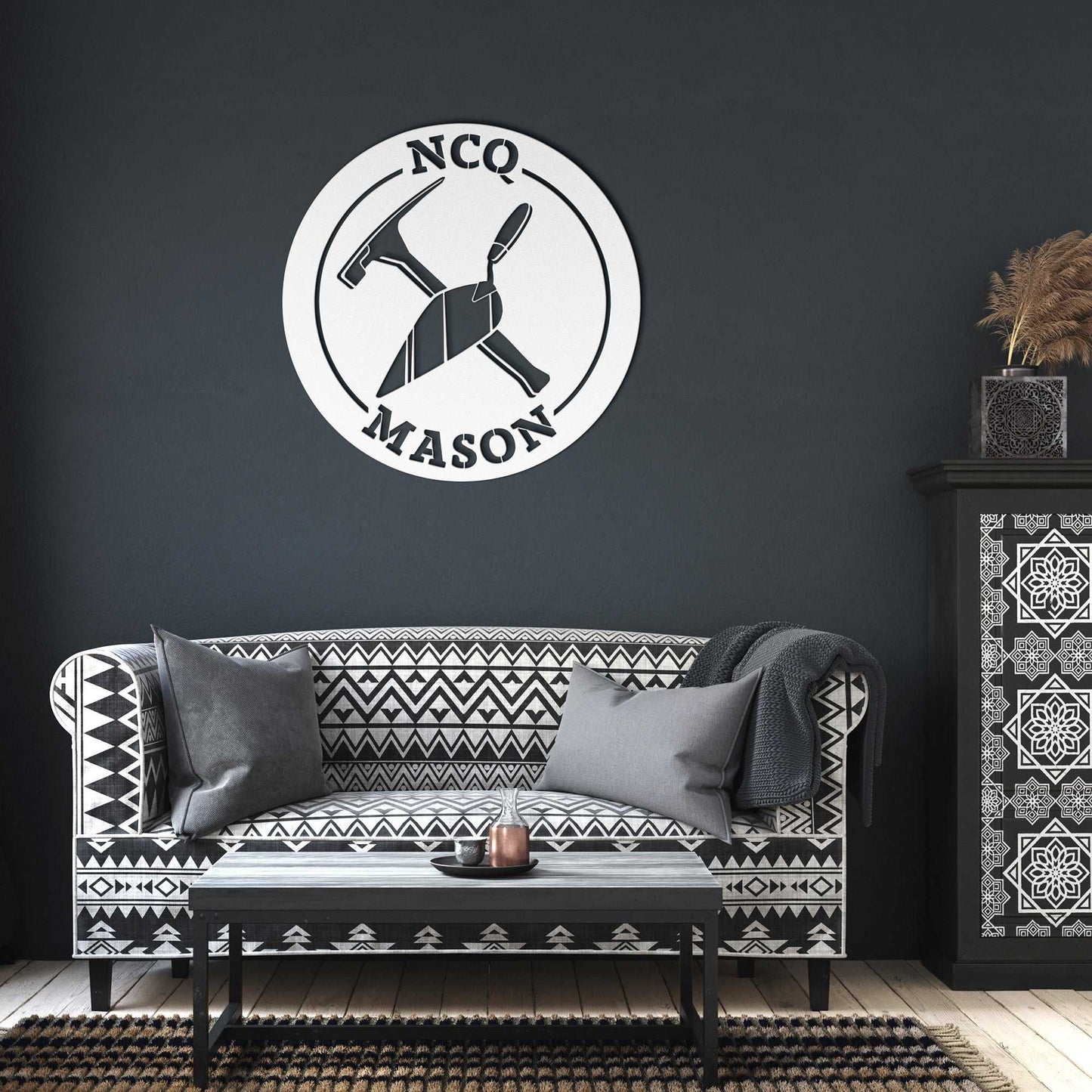 Business Sign Circle Metal Art