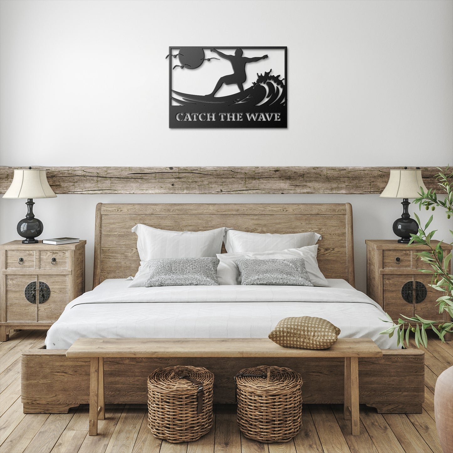 Catch_the_Wave_Metal_Wall_Art_Black_Farmhouse_Bedroom_Mockup.png