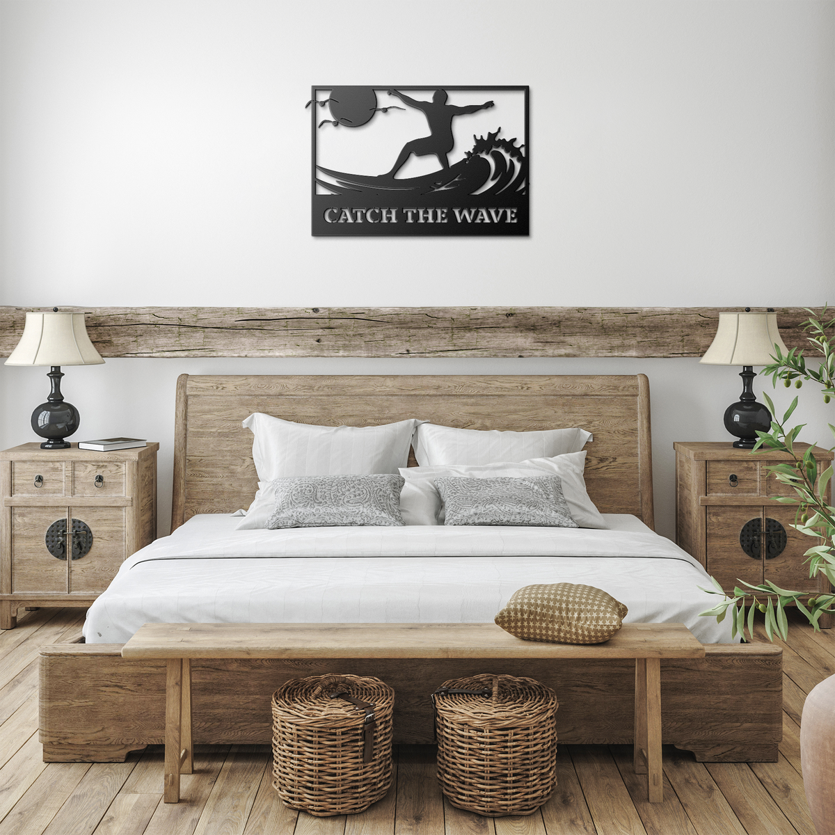Catch_the_Wave_Metal_Wall_Art_Black_Farmhouse_Bedroom_Mockup.png