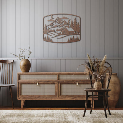 Cozy_Mountain_Lodge_Metal_Art_Copper_Rustic_Hallway_Mockup.png