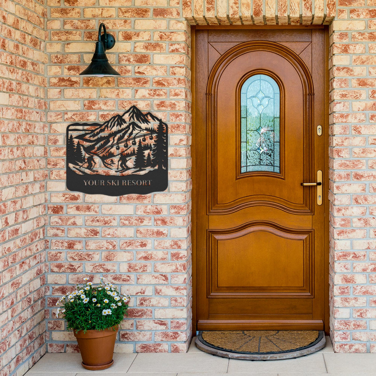 Custom_Ski_Resort_Metal_Wall_Art_Black_Brick_Entrance_Mockup.png