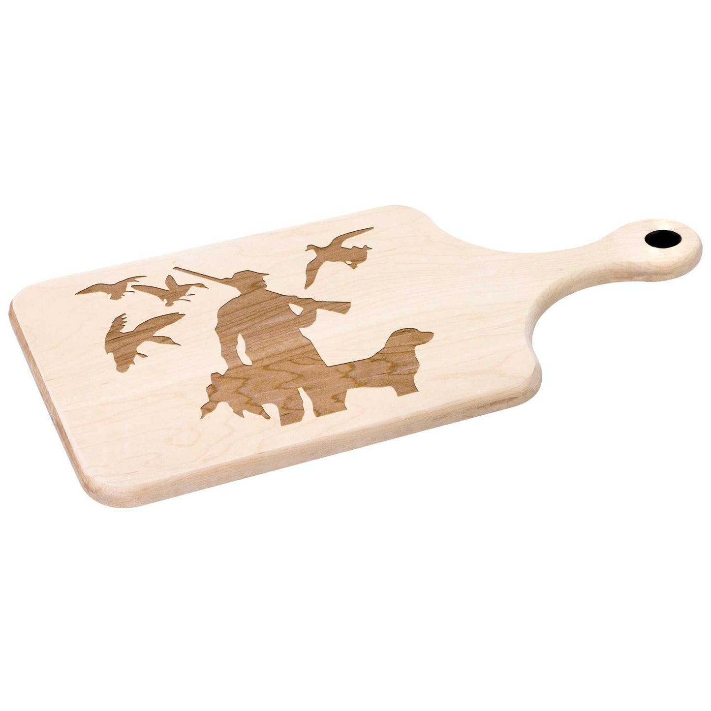 Deer Hunter Hardwood Paddle Cutting Board
