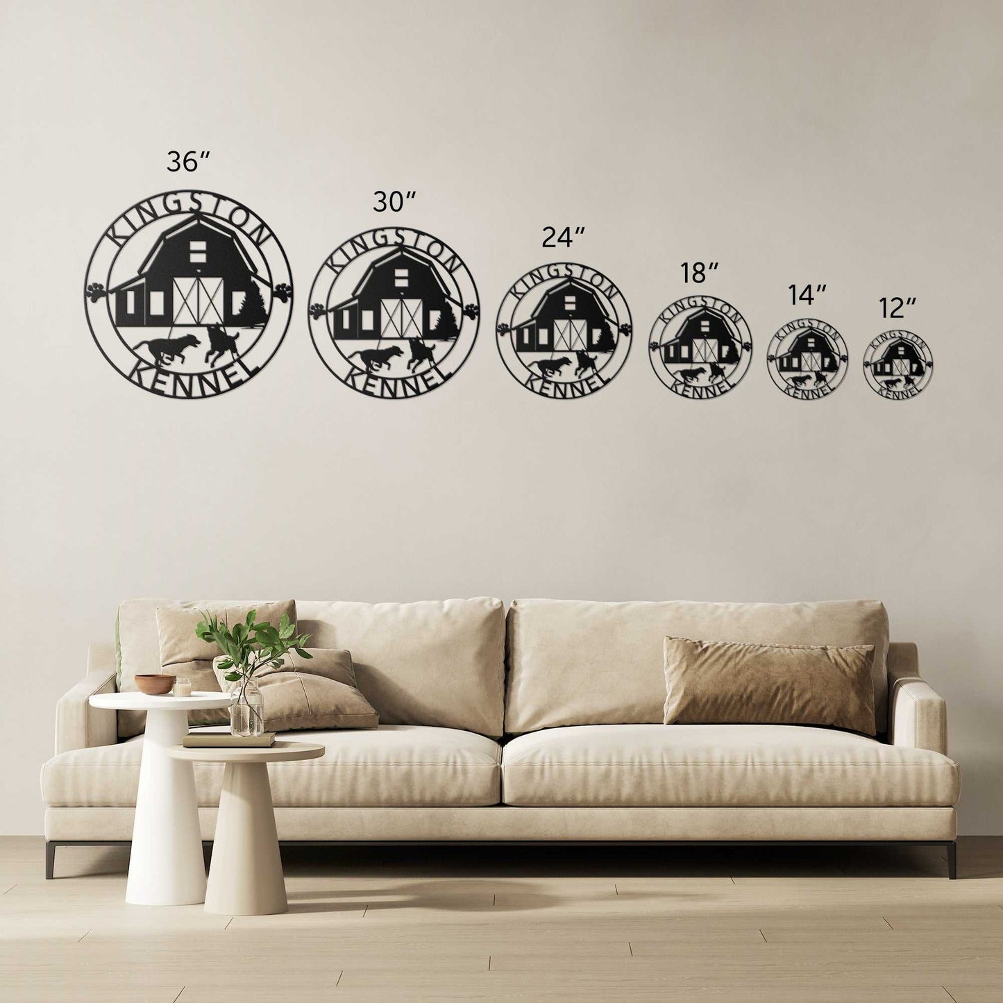 Dog Lovers' Metal Wall Art