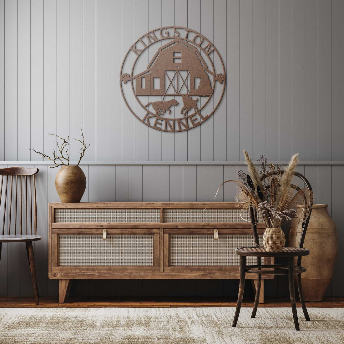 Dog Lovers' Metal Wall Art