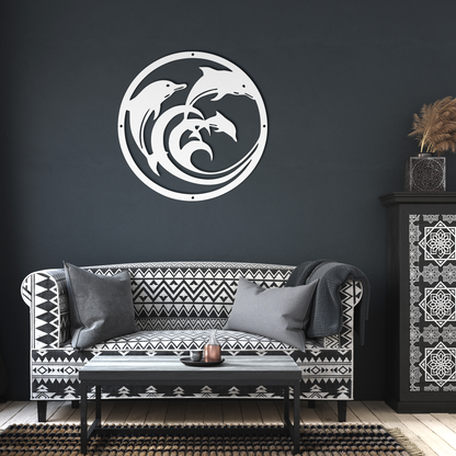 Dolphin_Circle_Metal_Wall_Art_White_Dark_Living_Room_Mockup.png