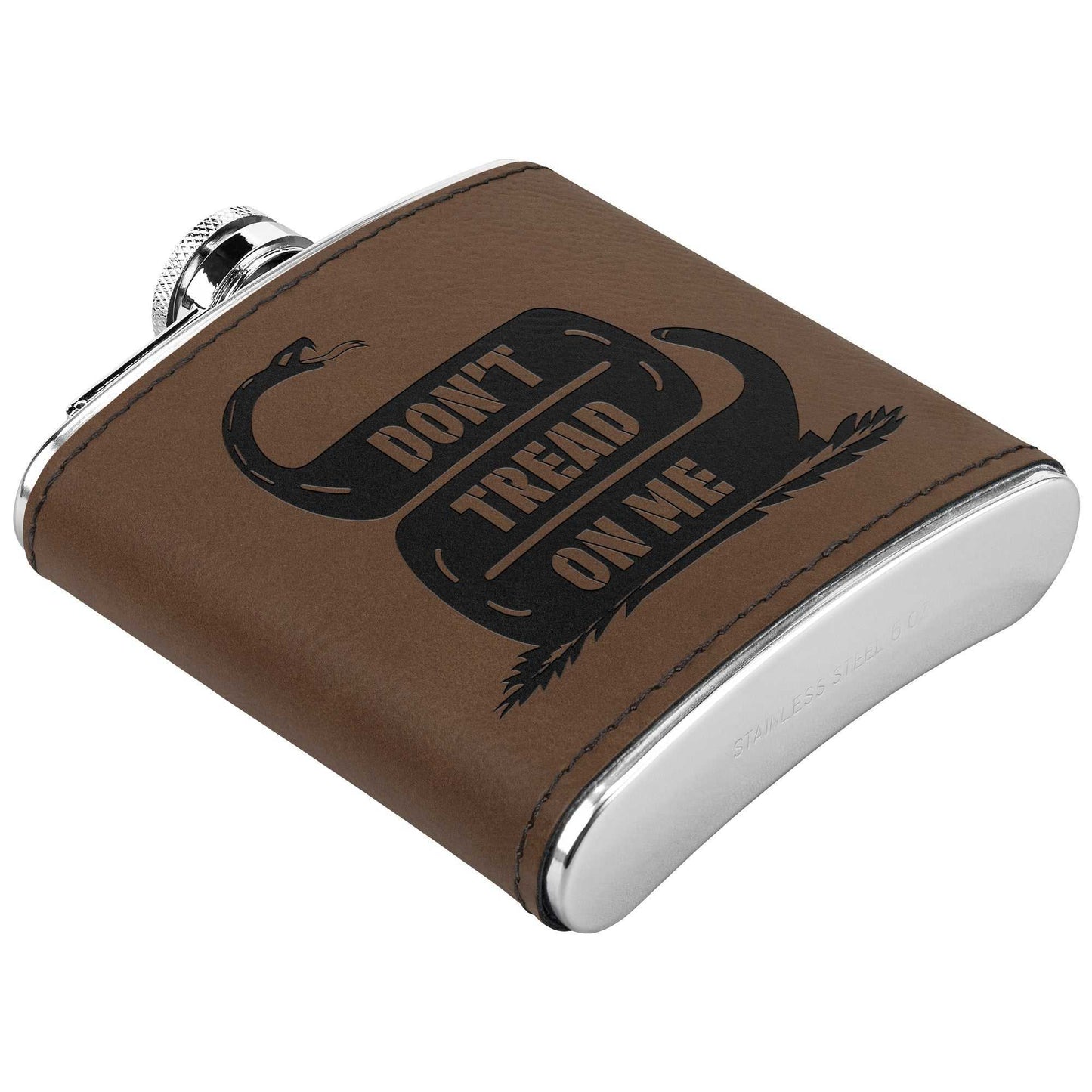 Don't Tread On Me Stainless Steel Flask