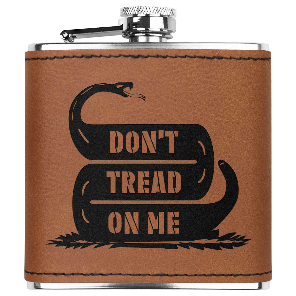 Don't Tread On Me Stainless Steel Flask