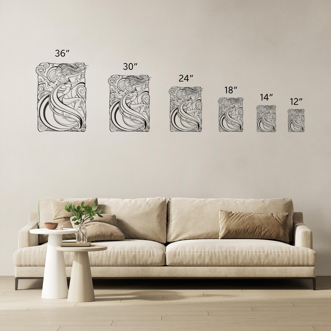 Personalized_Elegant_Mermaid_Metal_Wall__Size_Options_Mockup
