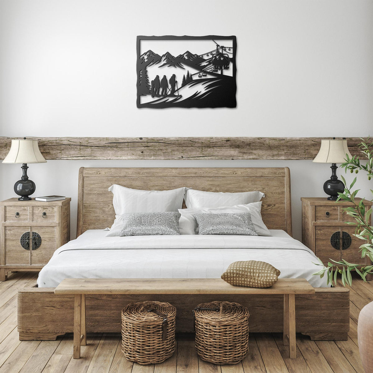 First_Run_of_the_Day_Metal_Wall_Art_Black_Farmhouse_Bedroom_Mockup.png