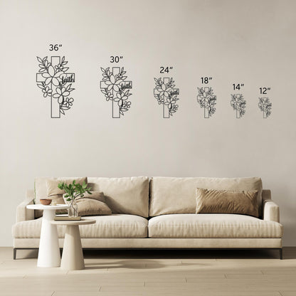 Floral_Faith_Cross_Metal_Wall_Art_Size_Options_Mockup