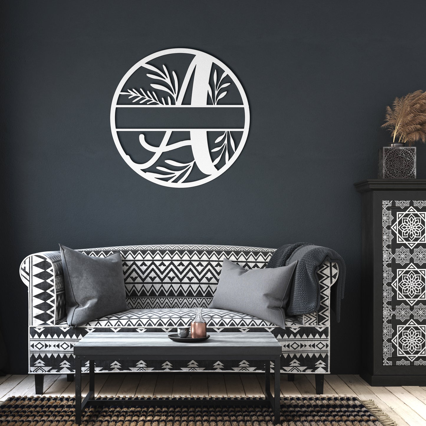 Floral_Split_Letter_A_Initial_and_Name__White_Dark_Living_Room_Mockup.png