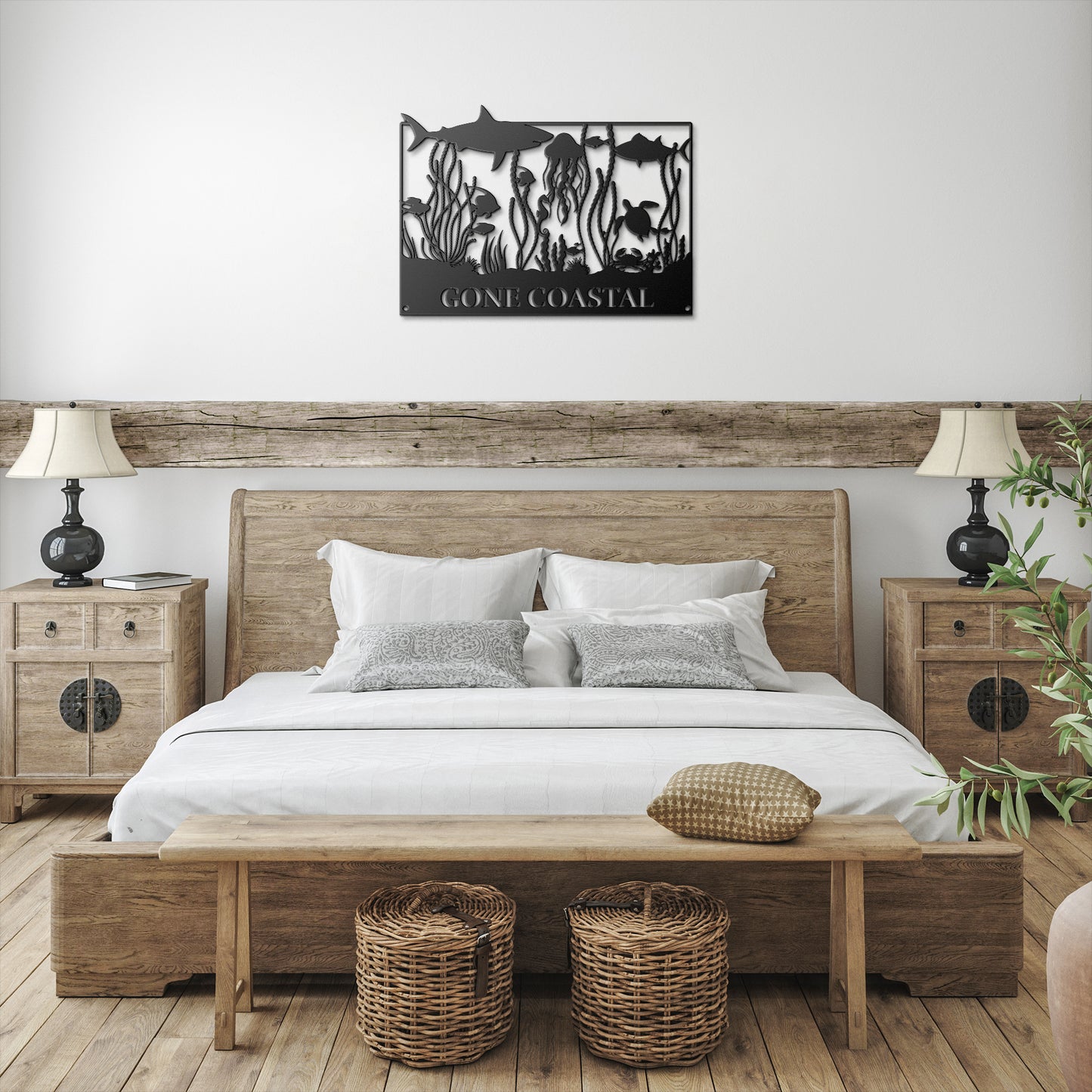 Gone_Coastal_Sealife_Metal_Wall_Art_Black_Farmhouse_Bedroom_Mockup.png