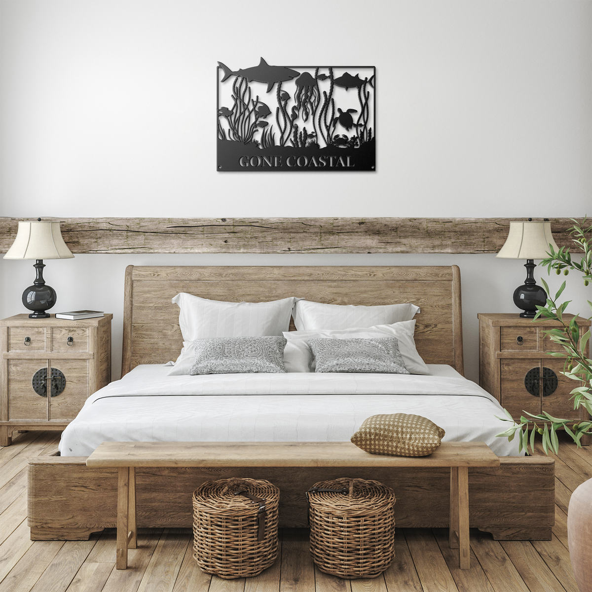 Gone_Coastal_Sealife_Metal_Wall_Art_Black_Farmhouse_Bedroom_Mockup.png