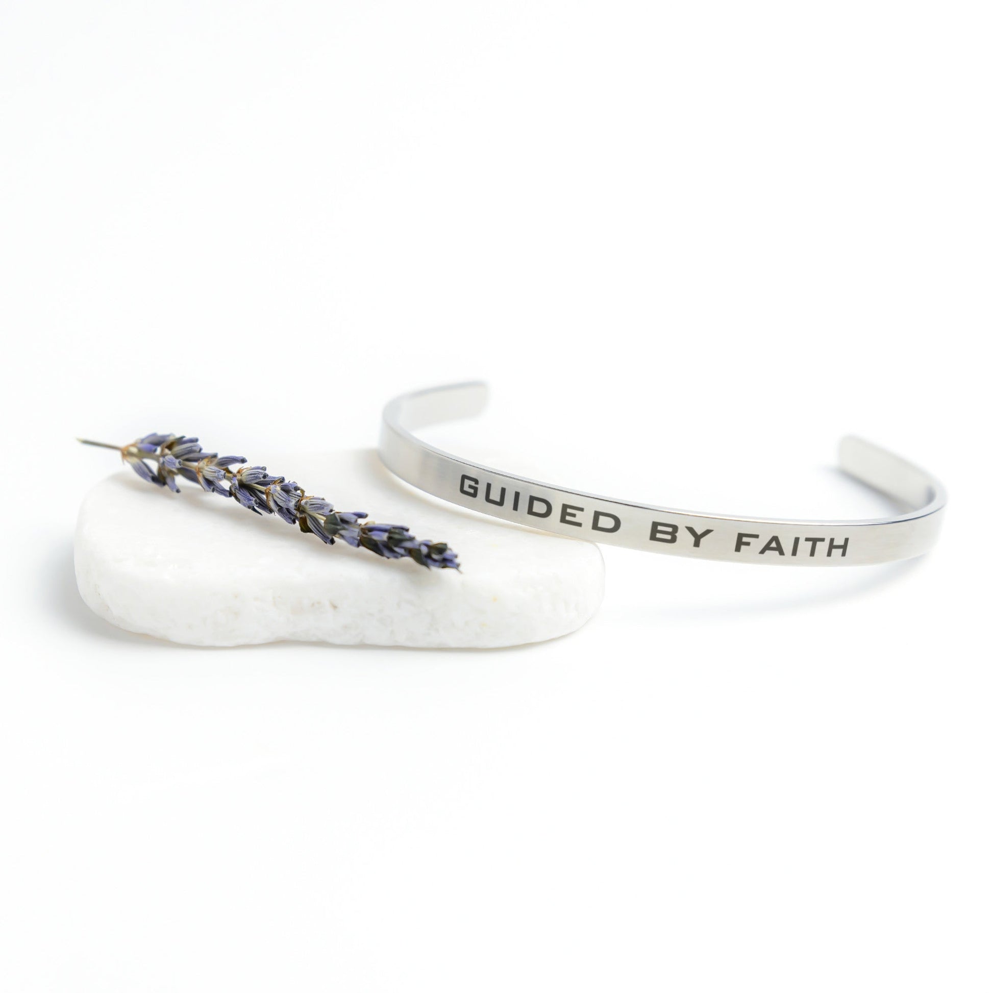 Guided By Faith Cuff Bracelet