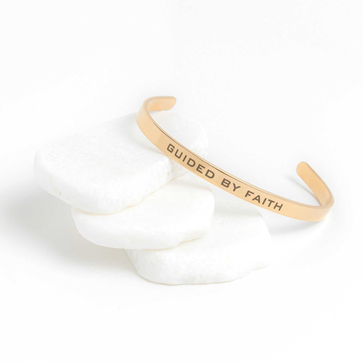 Guided By Faith Cuff Bracelet