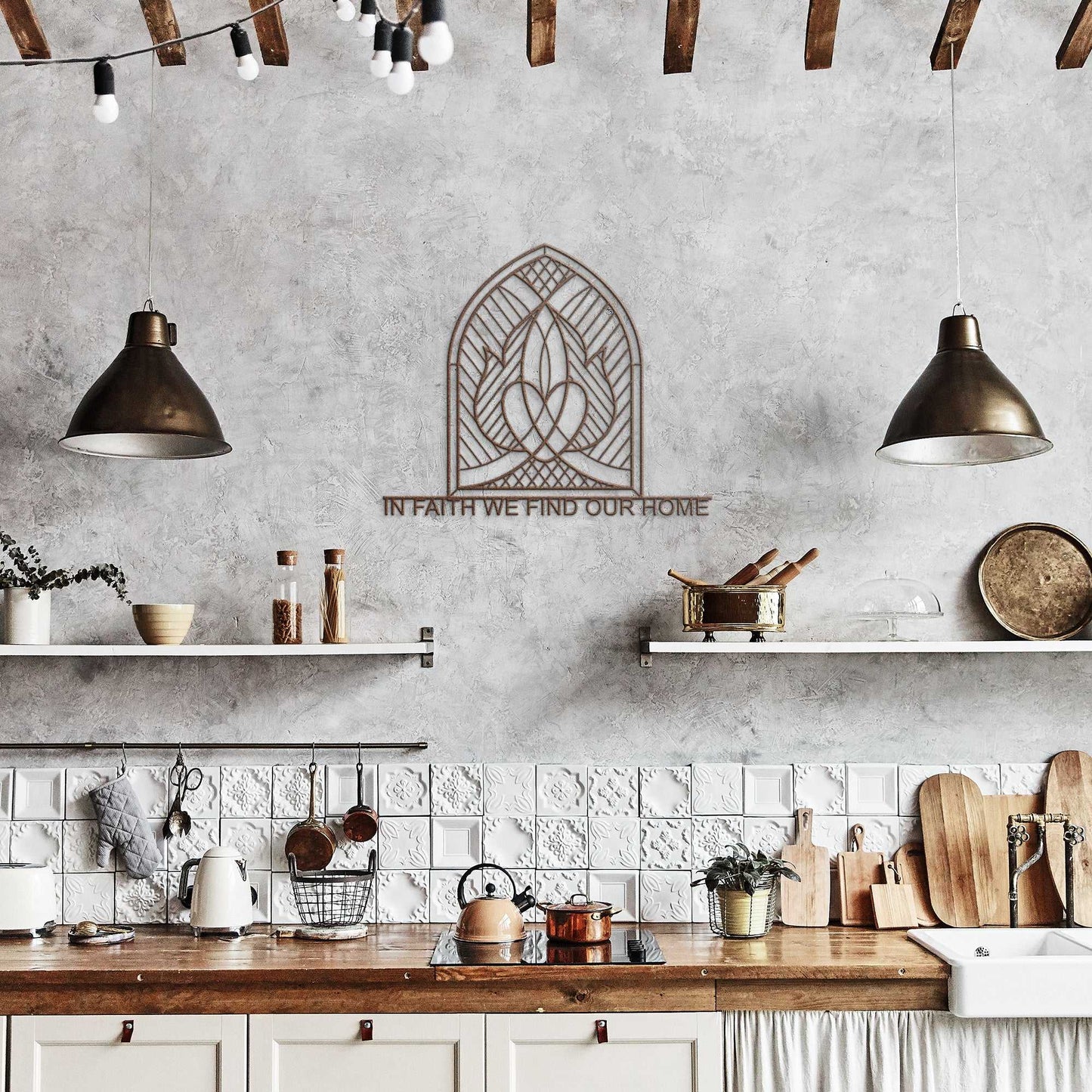 In Faith We Find Our Home Two Hearts - Country Proud USA