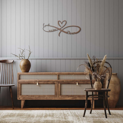Infinity Wedding Heart - Country Proud USA