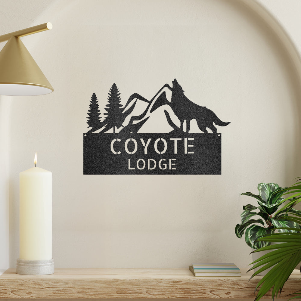 Into The Wild Metal Wall Art Home Decoration