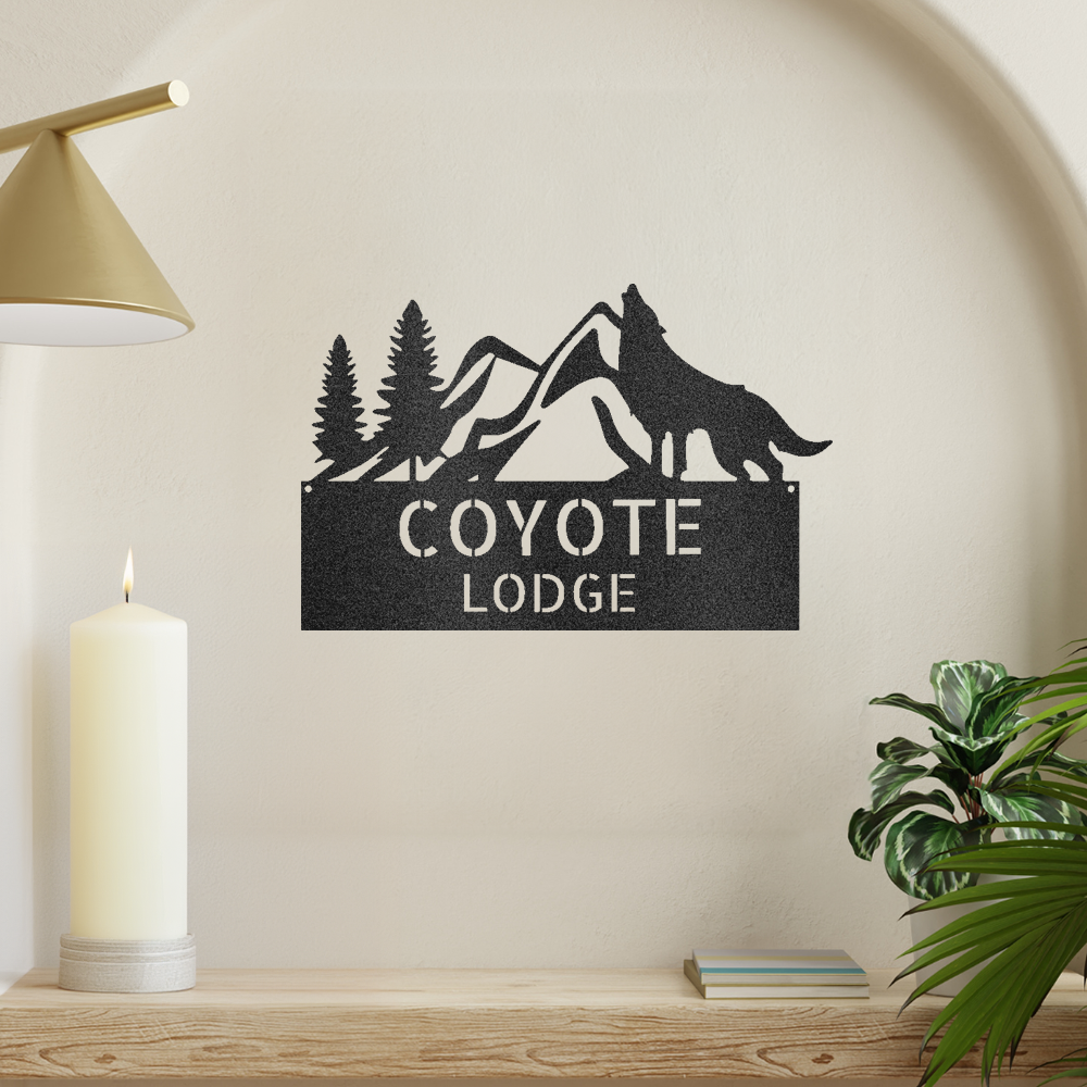 Into The Wild Metal Wall Art Home Decoration