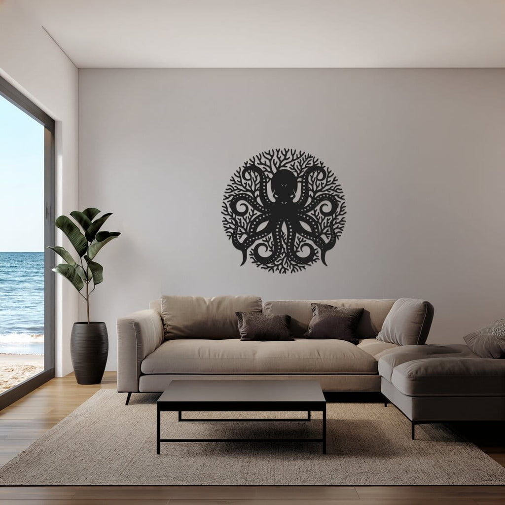 Kelpie Reef Octopus Metal Wall Art