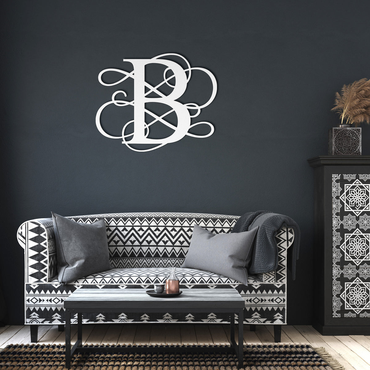 Letter B, Elaborate Letter - Country Proud USA