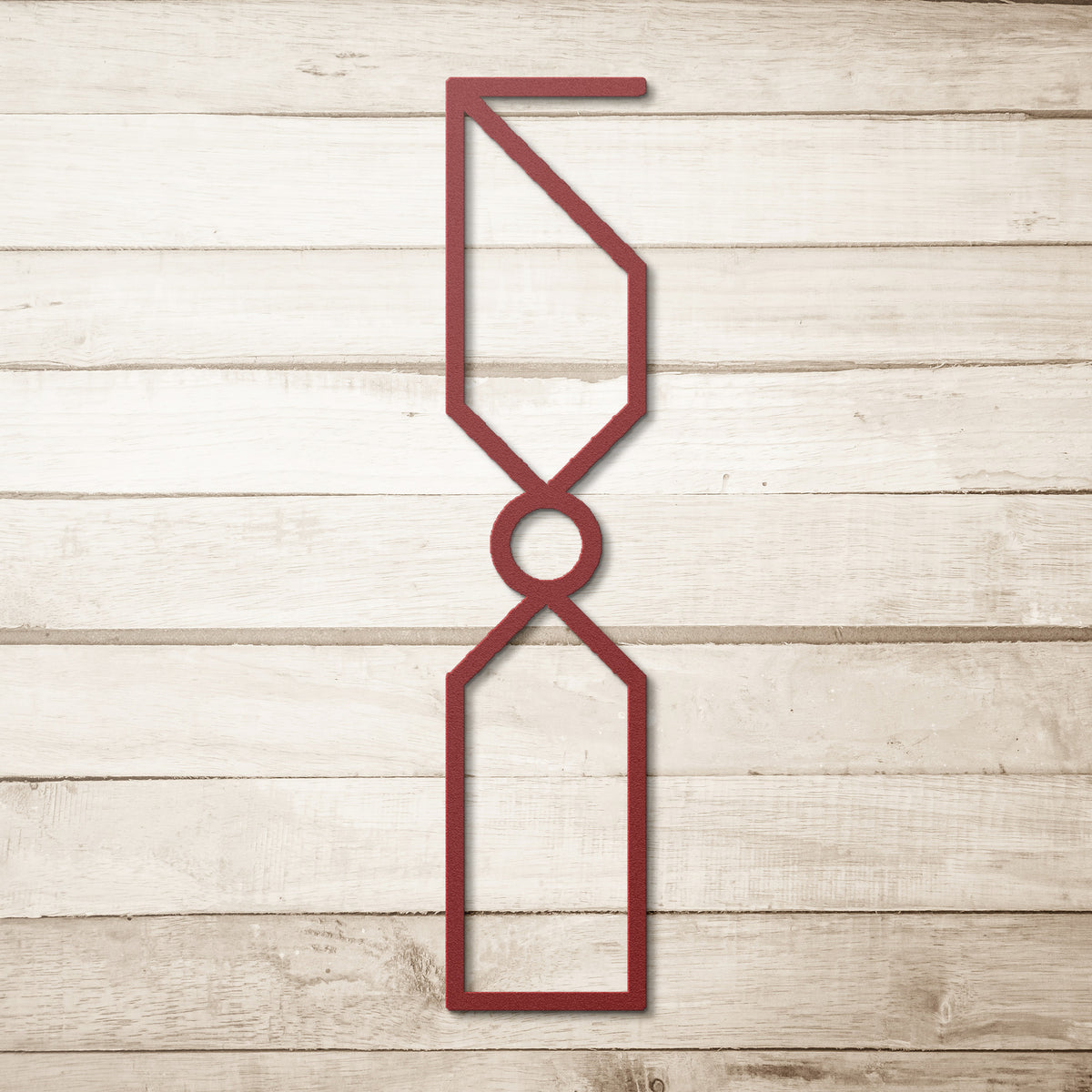 Letter I, Geometrical Letter Metal Wall Art