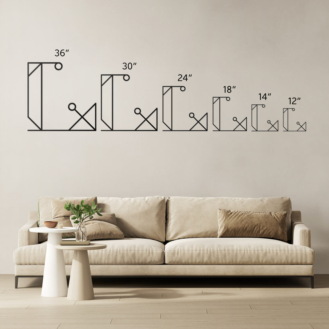 Letter L, Geometrical Letter - Country Proud USA