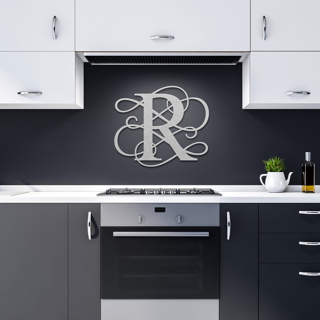 Letter R, Elaborate Letter Initial - Country Proud USA