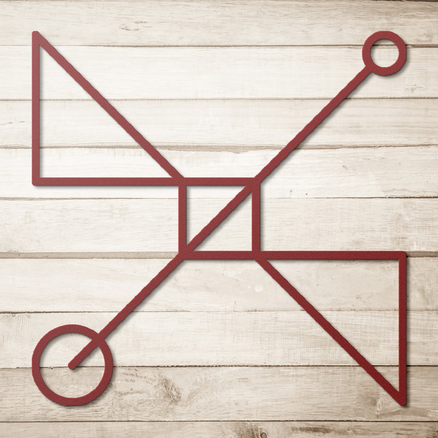 Letter X, Geometrical Letter Metal Wall Art