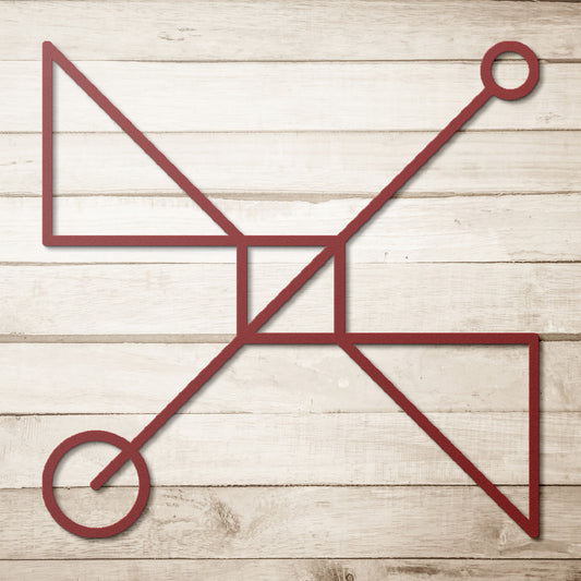 Letter X, Geometrical Letter Metal Wall Art