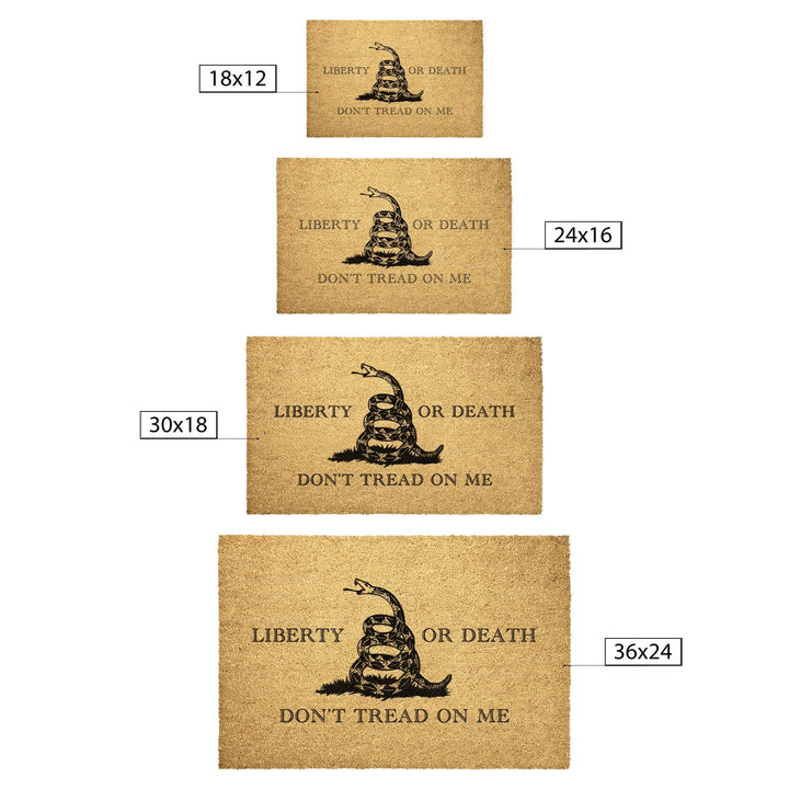 Liberty or Death Coir Welcome Doormat