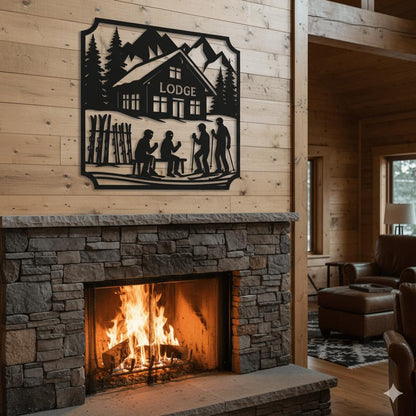 Lunch at the Lodge Metal Wall Art - Country Proud USA