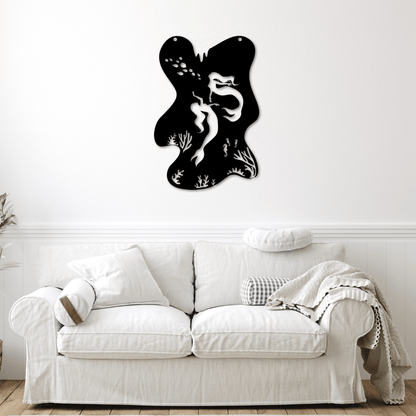 Mermaid Dreams Metal Art