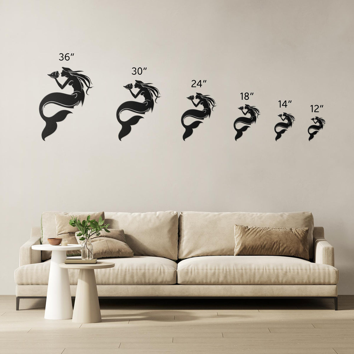 Mermaid_with_Conch_Shell_Metal_Wall_Art_Size_Options_Mockup
