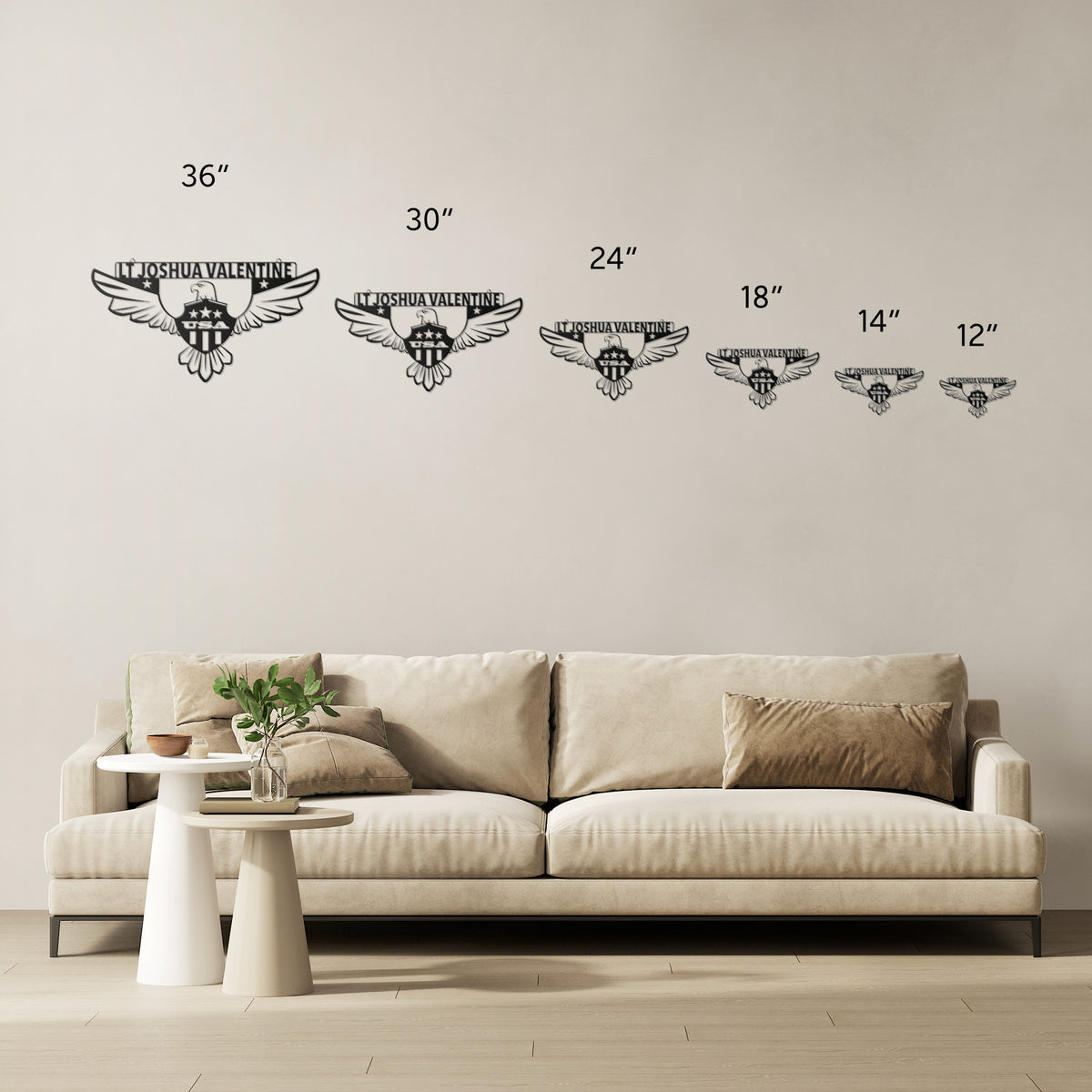 Military Name and Rank - Country Proud USA