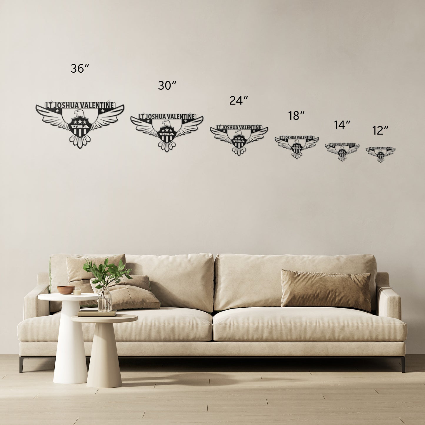 Military Name and Rank - Country Proud USA