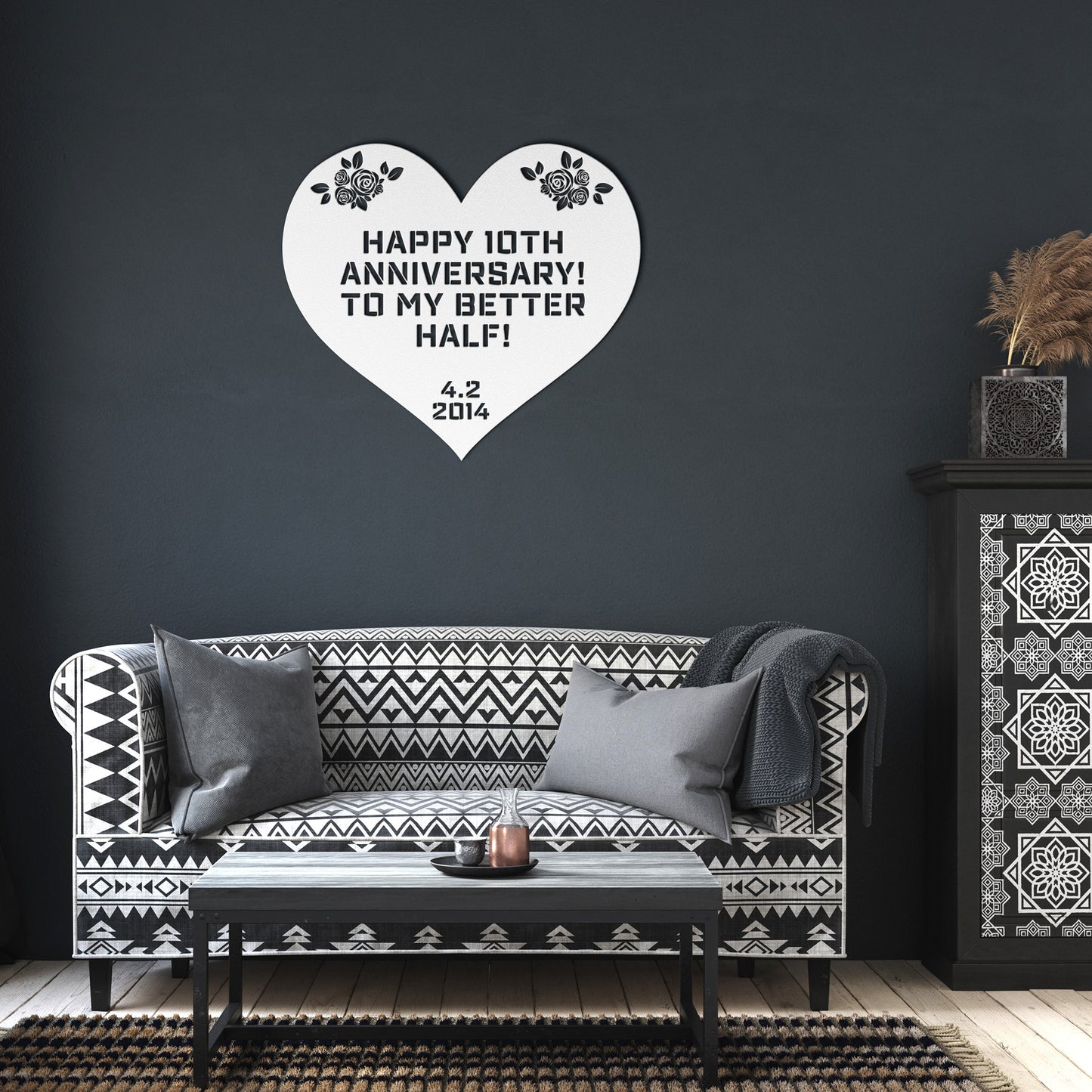 My Better Half Wedding, Anniversary Metal Wall Art