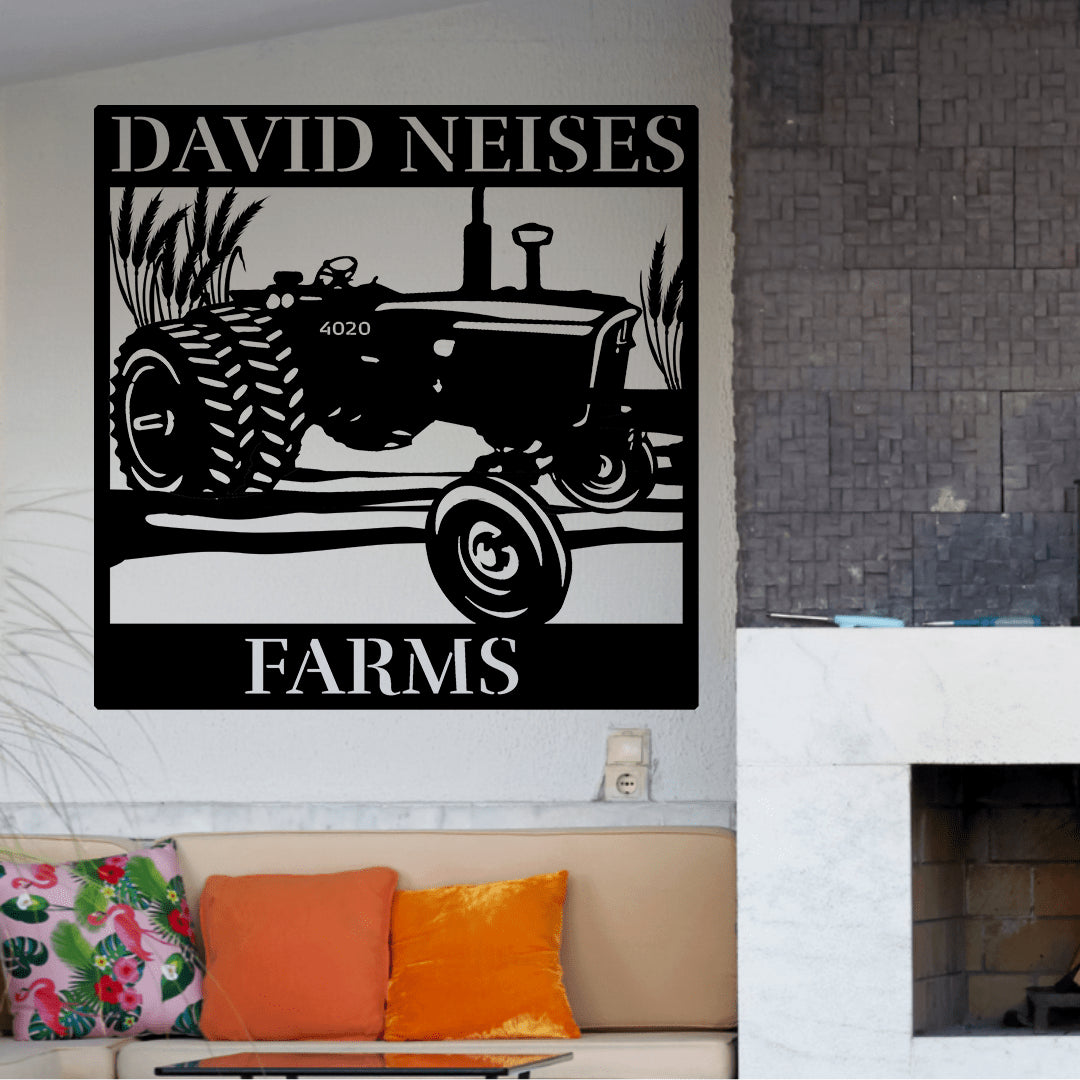Neises Farms Custom Design Steel Address Signs