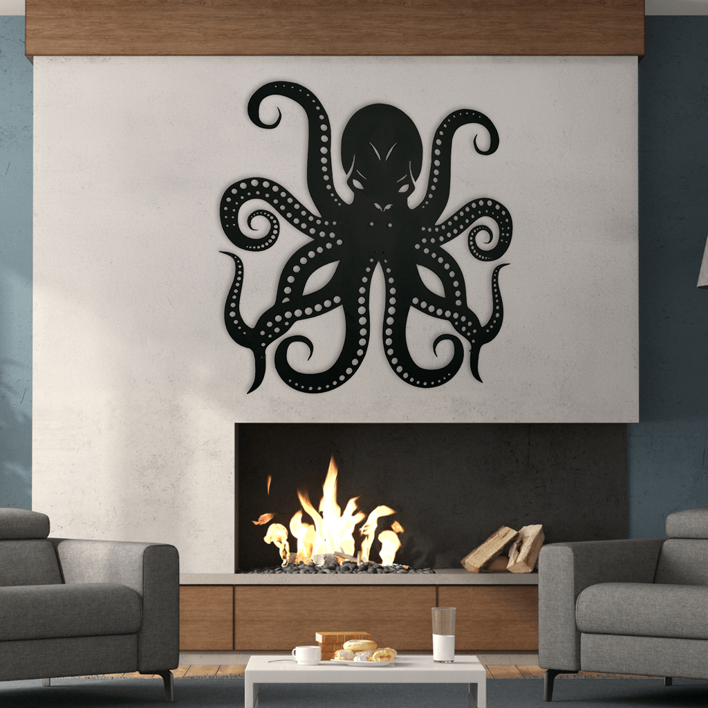Mr. Fantabulous Octopus Metal Monogram
