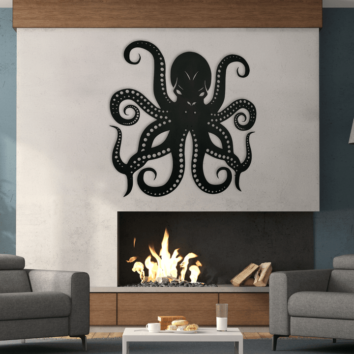 Mr. Fantabulous Octopus Metal Monogram