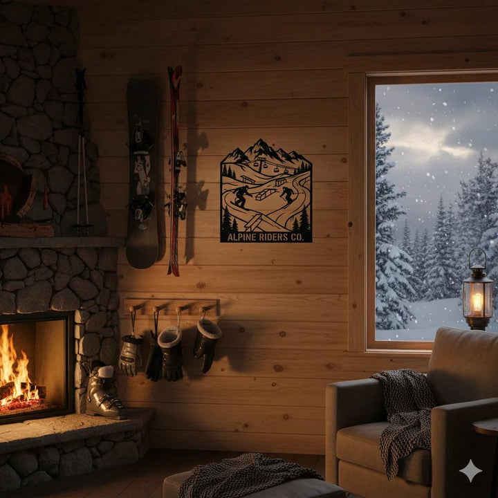 Ski & Snowboard Custom Terrain Park Silhouette - Country Proud USA