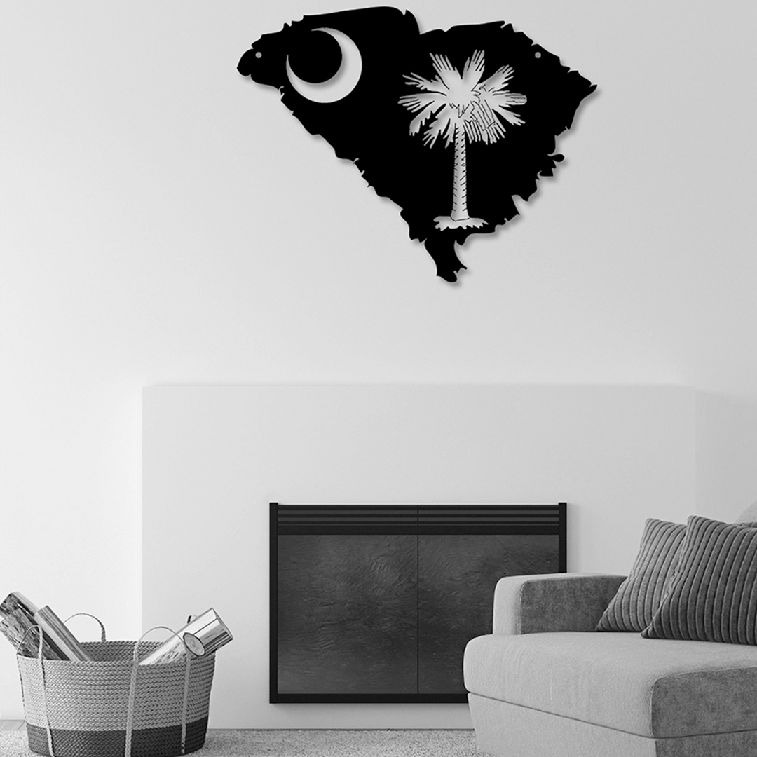 Palmetto State So. Carolina Metal Decor